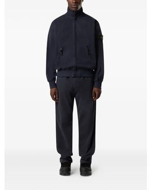 【送料&関税込】Stone Chest-pocket Front Yoke Sweatsh Stone Island Chest-Pocket Front Yoke Sweatshirt in Blue for