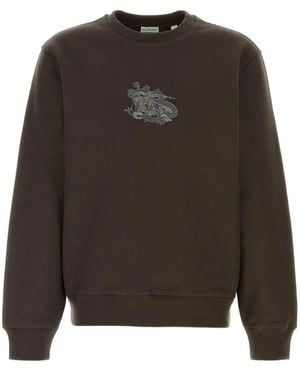 Burberry Graphic-Print Sweatshirt - Grey