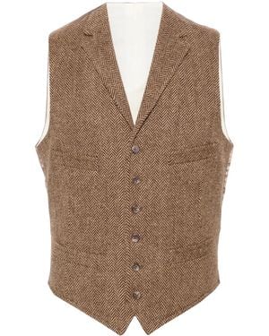 Polo Ralph Lauren Gilet With Logo - Brown