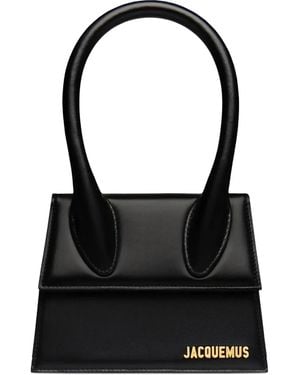 Jacquemus Medium Chiquito Top-Handle Tote Bag - Black