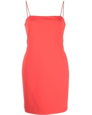 Alice + Olivia Nelle Spaghetti Strap Dress - Red