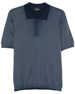 AROVESCIO Polo Con Botones - Azul