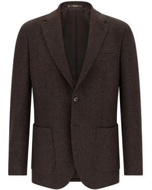BOGGI Blazer Met Opgestikte Zak - Zwart