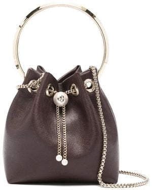 Jimmy Choo Bon Bon Chain Clutch Mini Bag - Brown
