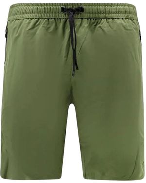 Mc2 Saint Barth Drawstring-Waist Swim Shorts - Green