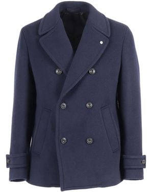 Brando Jack Met Dubbele Rij Knopen - Blauw