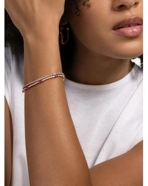 ’ROBERTO DEMEGLIO Diamond Stretch Bracelet - Brown