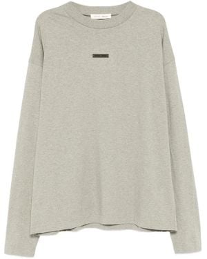 Fear Of God Klassisches Langarmshirt - Grau