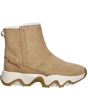 Sorel Bottines Kinetic À Fermeture Zippée Latérale - Natural
