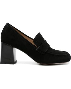 SERGIO MORETTI FIRENZE Suede Court Shoes - Black