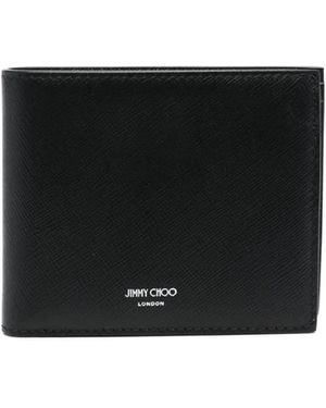 Jimmy Choo Cartera con letras del logo - Negro