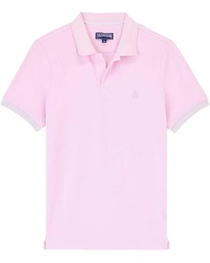 Vilebrequin Logo-Embroidered Organic Cotton Polo Shirt - Pink