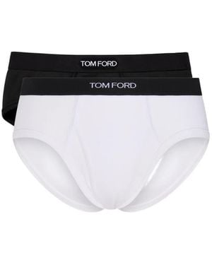 Tom Ford Slip Con Logo - Nero