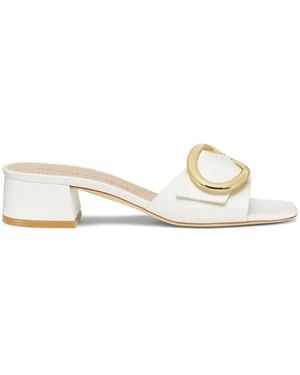 Stuart Weitzman 35Mm Benni Mules - Natural