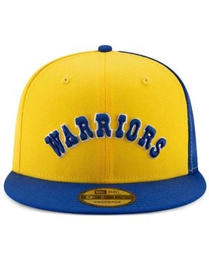 KTZ 9Fifty Golden State Warriors Baseball Cap - Yellow