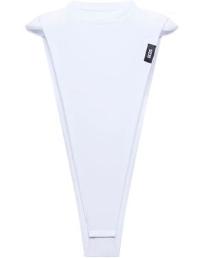 Gcds Body mit Logo-Detail - Weiß
