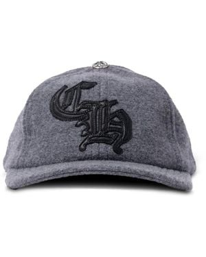Chrome Hearts Chapeau À Logo Ch - Gris