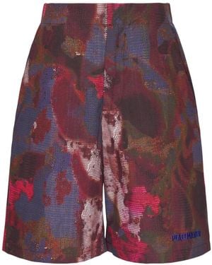 OAMC Printed Vapor Shorts - Purple