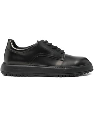 Referenc Leather Derby Shoes - Black