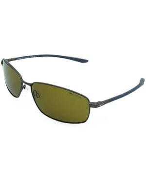 Nike Pivot Six E Rectangle-Frame Sunglasses - Green