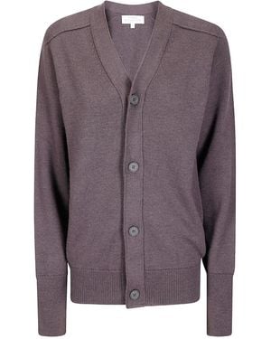 Studio Nicholson Cárdigan Con Cuello En V - Morado