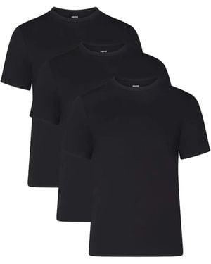 Skims Crew-Neck T-Shirt (Pack Of Three) - Black