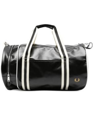 Fred Perry Classic Barrel Reisetasche - Schwarz