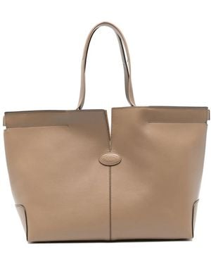 Tod's Shopping Bag By Bag Folio - Natural