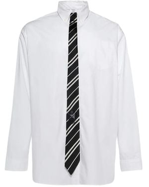 Vetements Chemise À Détail Noué - White