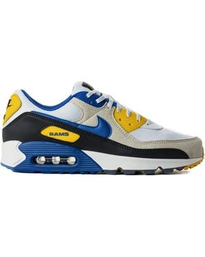 Nike Air Max 90 Lace-Up Fastening Trainers - Blue