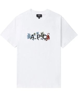 A.P.C. T-Shirts And Polos - White