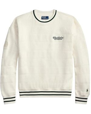 Polo Ralph Lauren Wimbledon Embroidered Sweatshirt - White