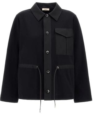 Herno ドローストリング シャツ - ブラック