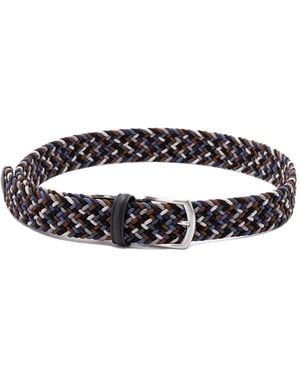 Anderson's Braided Belt - White