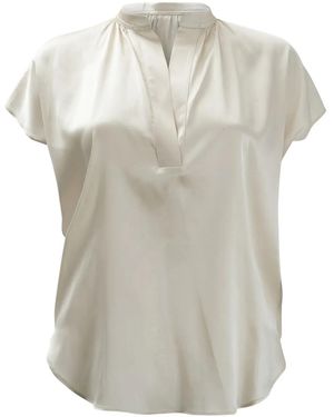 F.it Short-Sleeves Blouse - White