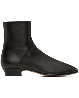 The Row Bottines À Fermeture Zippée - Black
