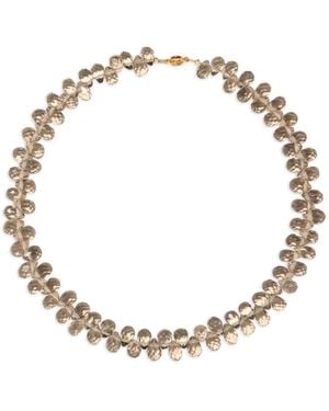 Jennifer Behr Bernadette Beaded Necklace - Metallic