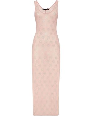 Philipp Plein Monogram Midi Dress - Pink