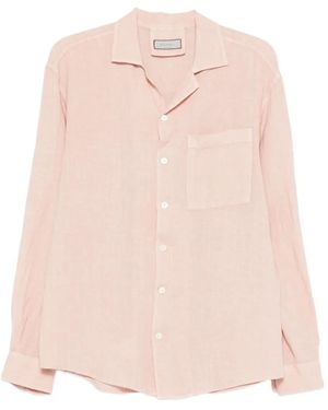 Canali ロングスリーブシャツ - ピンク