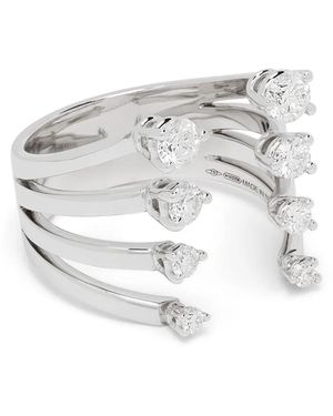 Delfina Delettrez 18Kt Diamond Dots Ring - Metallic