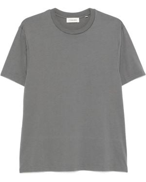 FRAME Crew-Neck Short-Sleeve T-Shirt - Gray