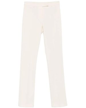 Patrizia Pepe Split-Cuff Tailored Pants - White