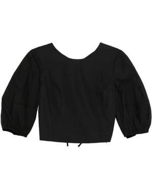 Pinko Puff-Sleeve Blouse - Black
