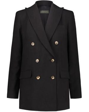DR. HOPE Double-Breasted Blazer - Black