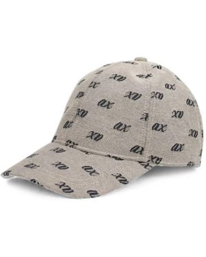 ARMANI EXCHANGE Cappello Da Baseball Con Motivo Logo - Grigio