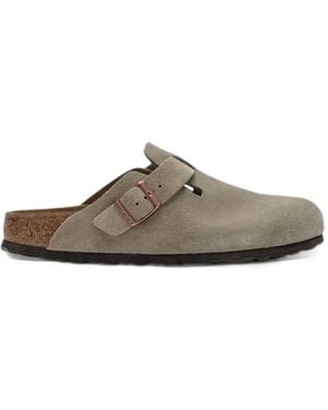 Birkenstock Boston Slipper Mit Weichem Fußbett - Grau