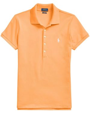 Polo Ralph Lauren Slim Cut Polo Top - Orange