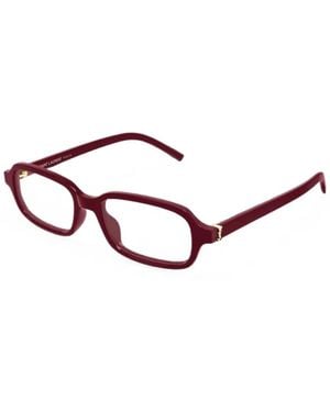 Saint Laurent Gafas Con Montura Rectangular - Multicolor