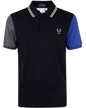 Comme des Garçons Cotton Polo Shirt - Black