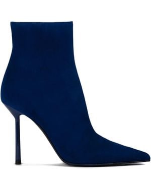 Le Silla 100Mm Bella Pointed-Toe Boots - Blue